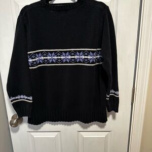 Vintage Snowflake Sweater - Women’s Size 1X